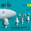 ResKit Mk.84 thermally protected/BLU-117 with BSU-36/B bombs (2 pcs) (AV-8B, F-14, F/A-18) (3D Printed)