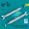 ResKit BLG-66 Belouga cluster bombs (2 pcs) (Mirage F.1, Mirage 2000, Jaguar) (3D Printed)
