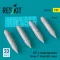 ResKit LRF-4 rocket launchers (4 pcs) (Mirage F.1, Mirage 2000, Jaguar) (3D Printed)
