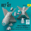 ResKit AGM-62 Walleye II ER missiles (2 pcs) with AN/AWG-16 data link pod (1 pcs) (A-4, A-6, A-7, F-4, F/A-18) (3D Printed)