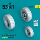 ResKit A-10 Thunderbolt II (weighted) wheels set (3D Printed)