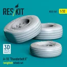 ResKit A-10 Thunderbolt II (weighted) wheels set (3D Printed)