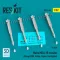 ResKit Matra MICA-IR missiles (4 pcs) (Mirage 2000, Rafale, Gripen, Eurofighter) (3D Printed)
