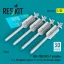 ResKit AIM-2000 IRIS-T missiles (4 pcs) (F-4, Eurofighter Typhoon, F-16, F/A-18, Tornado, Gripen) (3D Printed)