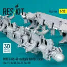 ResKit MBD3-U6-68 multiple bombs racks (2 pcs) (Su-17, Su-24, Su-27, Su-30) (3D Printed)