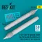 ResKit S-25-O air-to-ground rocket (2 pcs) (Su-17M, Su-24M, Su-25SM, Su-27, MiG-27, MiG-29, YAK-130, Mi-24) (3D Printed)