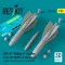 ResKit AGM-62 Walleye II missiles (2 pcs) with AN/AWG-16 data link pod (1 pcs) (A-4, A-6, A-7, F-4, F/A-18) (3D Printed)