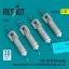 ResKit FAB-250 ?-54 bombs (4 pcs) (MiG-21/23/27/29, Su-7/17/20/22/24/25/27/30/ YAK-130) (3D Printed)