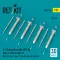 ResKit S-24 missiles with APU-68 (4 pcs) (MiG-21, MiG-23, MiG-27, MiG-29, Su-7, Su-17, Su-25, Su-24, Mi-24) (3D Printed)