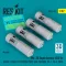 ResKit Mk-38 Depth bombs (650 lb) (4 pcs) (PB4Y-1, PB4Y-2, PBY/PBN, PB2Y, SBD, TBF/TBM, PV-1, PV-2, PBM) (3D Printed)