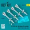 ResKit R-27EP (AA-10 Alamo-F) missiles (4 pcs) (MiG-29, Su-27, Yak-141) (3D Printed)