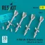 ResKit R-27ER (AA-10 Alamo-C) missiles (4 pcs) (MiG-29, Su-27, Yak-141) (3D Printed)
