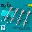 ResKit R-27ET (AA-10 Alamo-D) missiles (4 pcs) (MiG-29, Su-27, Yak-141) (3D Printed)