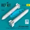 ResKit B83 nuclear bombs (2 pcs) (F-15E, F-16, F/A-18, F-111, FB-111, B-1B, B-2, B-52) (3D Printed)