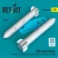 ResKit B83 nuclear bombs (2 pcs) (F-15E, F-16, F/A-18, F-111, FB-111, B-1B, B-2, B-52) (3D Printed)