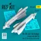 ResKit Kh-29L (AS-14A Kedge) missiles with AKU-58 (2 pcs) (Su-17, Su-25, Su-24, Su-30) (3D Printed)
