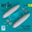 ResKit Mark 77 napalm bombs Mod.2 (2pcs) (A-4, A-26K, F-4, AV-8B, F/A-18) (3D Printed)