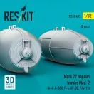 ResKit Mark 77 napalm bombs Mod.2 (2pcs) (A-4, A-26K, F-4, AV-8B, F/A-18) (3D Printed)