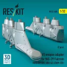 ResKit US weapon adapter for MiG-29 Fulcrum (2 pcs) (GBU-39 SDB, GBU-62 (JDAM-ER)) (3D Printed)