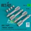 ResKit AGM-114A/B Hellfire missiles (4 pcs) (AH-64, AH-1, UH-60, SH-60, Eurocopter Tiger, OH-58, RAH-66, MQ-1, MQ-9) (3D Printed)