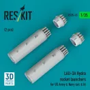 ResKit LAU-3A Hydra rocket launchers for US Army & Navy (a/c & h) (2pcs) (3D Printed)