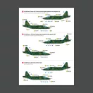 ResKit Su-25 Frogfoot Clover (BLUE 03, 05, 41, 45) Ukrainian Air Forces (Main Decals with Stencils)(1/48)