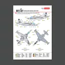 ResKit Su-25 Frogfoot LIGHT Digital (Pixel) (BLUE 19, 20, 32, 36) Ukrainian Air Forces (Main Decals with Stencils)