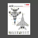 ResKit MiG-29 9-13 (White 57) Digital (Pixel) Ukrainian Air Forces (Main Decals with Stencils & Masks for painting 4 pcs)