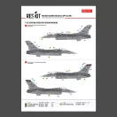 ResKit F-16C Fighting Vipers (Block 30,40,42,50,52) with mission marking (Main Decals with Stencils)