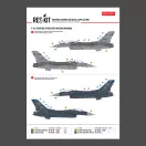 ResKit F-16C Fighting Vipers (Block 30,40,42,50,52) with mission marking (Main Decals with Stencils)