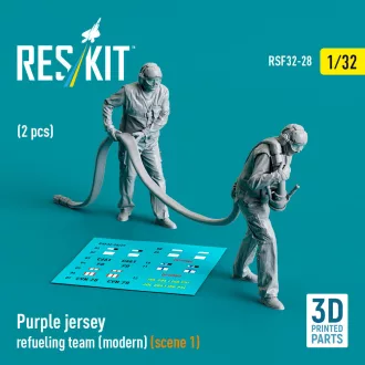   ResKit Purple jersey refueling team (modern) (scene 1) (2 pcs) (3D Printed)