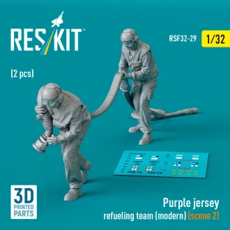   ResKit Purple jersey refueling team (modern) (scene 2) (2 pcs) (3D Printed)