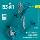ResKit MJ-4 Jammer (MHU-83 B/E) driver & airmen (scene 1) (3 pcs) (3D Printed)
