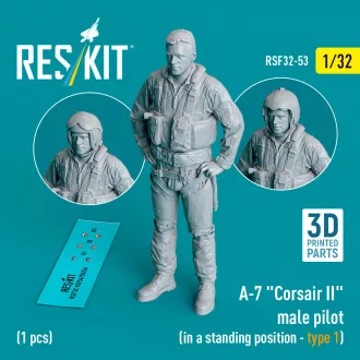   ResKit A-7 Corsair II male pilot (in a standing position - type 1) (1 pcs) (3D Printed)