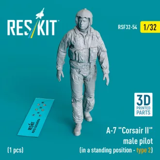   ResKit A-7 Corsair II male pilot (in a standing position - type 2) (1 pcs) (3D Printed)