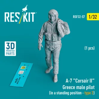   ResKit A-7 Corsair II Greece male pilot (in a standing position - type 2) (1 pcs) (3D Printed)