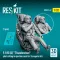 ResKit F-105D Thunderchief pilot sitting in ejection seat for Trumpeter kit (1 pcs) (3D Printed)