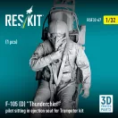 ResKit F-105D Thunderchief pilot sitting in ejection seat for Trumpeter kit (1 pcs) (3D Printed)