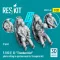 ResKit F-105F/G Thunderchief pilots sitting in ejection seat for Trumpeter kit (2 pcs) (3D Printed)