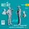 ResKit F-105 (F, G) Thunderchief male pilots (in a standing position - type 2) (2 pcs) (3D Printed)