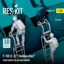 ResKit F-105 (F, G) Thunderchief male pilots on access ladder (2 pcs) (3D Printed)