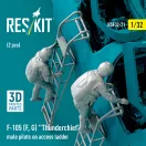 ResKit F-105 (F, G) Thunderchief male pilots on access ladder (2 pcs) (3D Printed)
