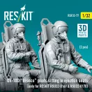 ResKit OV-10D Bronco pilots sitting in ejection seats (2 pcs) (only for RESKIT RSU32-0169 & RSU32-0170) (3D Printed)