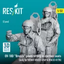 ResKit OV-10D Bronco pilots sitting in ejection seats (2 pcs) (only for RESKIT RSU32-0169 & RSU32-0170) (3D Printed)
