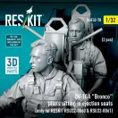 ResKit OV-10A Bronco pilots sitting in ejection seats (2 pcs) (only for RESKIT RSU32-0060 & RSU32-0061) (3D Printed)
