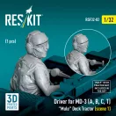 ResKit Driver for MD-3 (A, B, C, T) Mule Deck Tractor (scene 1) (1 pcs) (3D Printed)