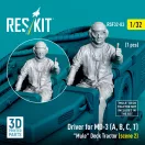 ResKit Driver for MD-3 (A, B, C, T) Mule Deck Tractor (scene 2) (1 pcs) (3D Printed)
