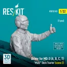 ResKit Driver for MD-3 (A, B, C, T) Mule Deck Tractor (scene 2) (1 pcs) (3D Printed)