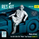 ResKit Male driver for A/S-32A-31A Mule Tow Tractor (scene 1) (1 pcs) (3D Printed)
