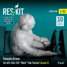 ResKit Female driver for A/S-32A-31A Mule Tow Tractor (scene 2) (1 pcs) (3D Printed)